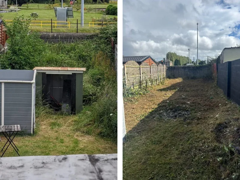 garden clearance before and after